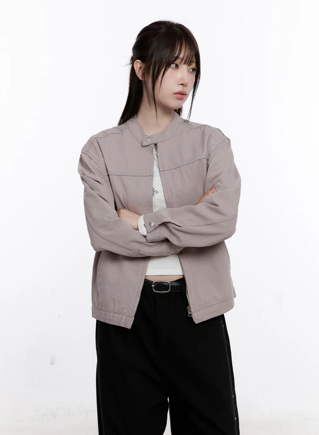 Cotton Zip-Up Jacket CS530