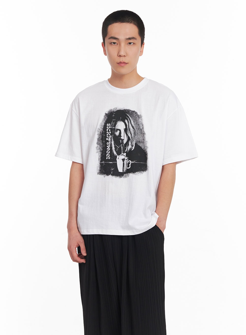 Men's Graphic Cotton Tee IY506