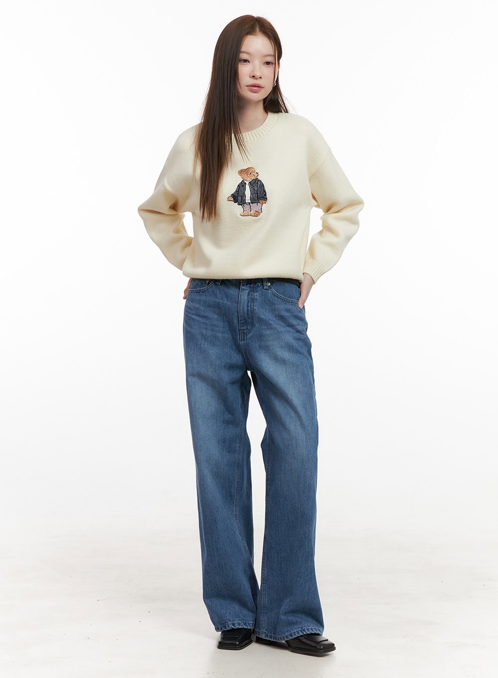 Nelly Wide Fit Denim Jeans OD418