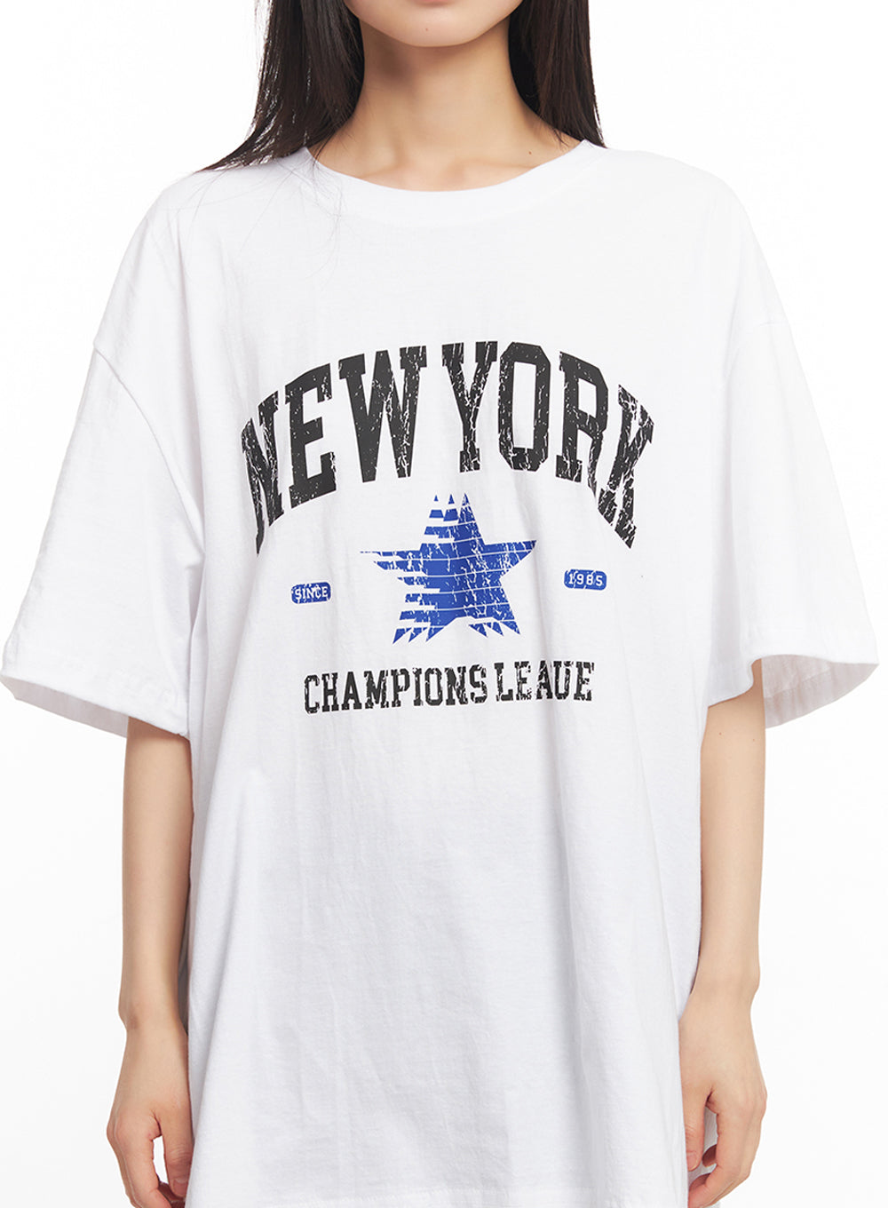 NY Graphic Oversize T-Shirt IY502
