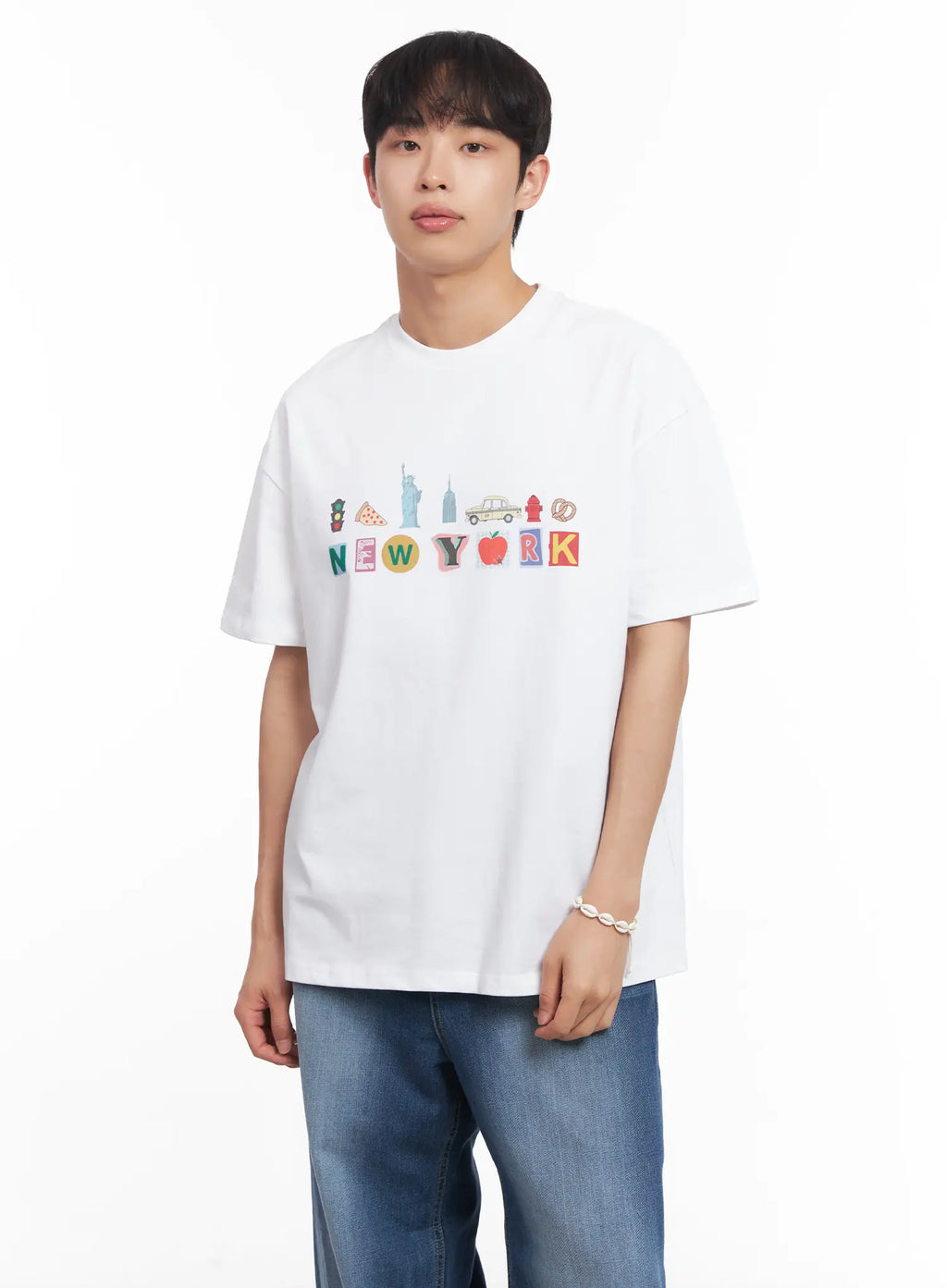 Men's New York Graphic T-Shirt IU519