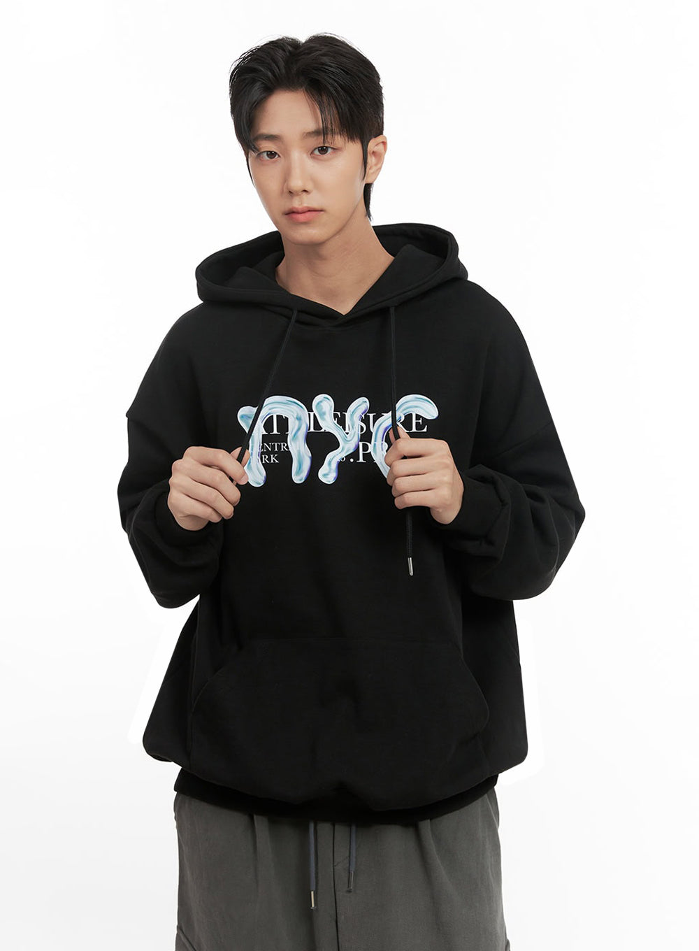 Men's Graphic Hooded Sweatshirt ID406