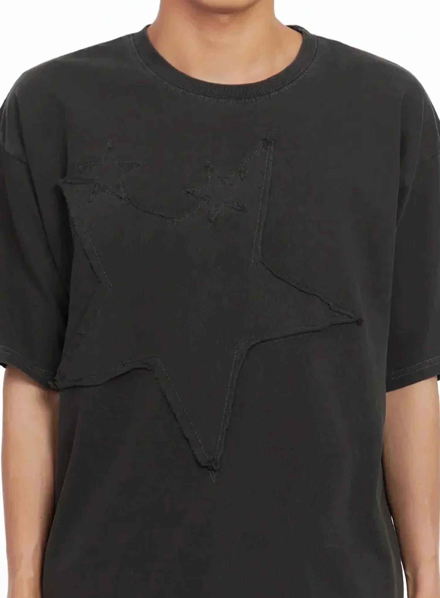 Men's Star Patch T-Shirt IL516