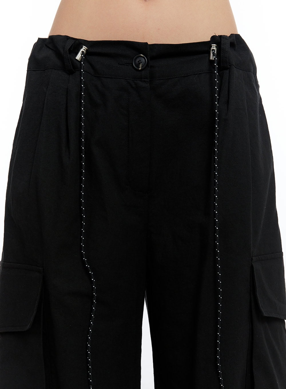 Pintuck Wide-Leg Pants IU509