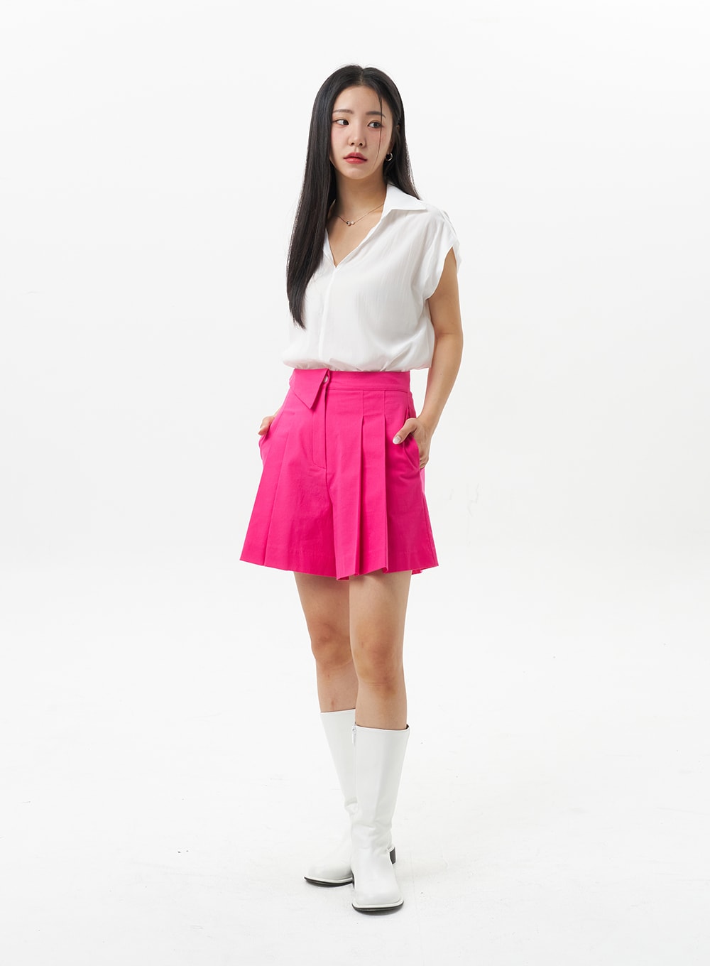 Drop Shoulder Blouse OU323