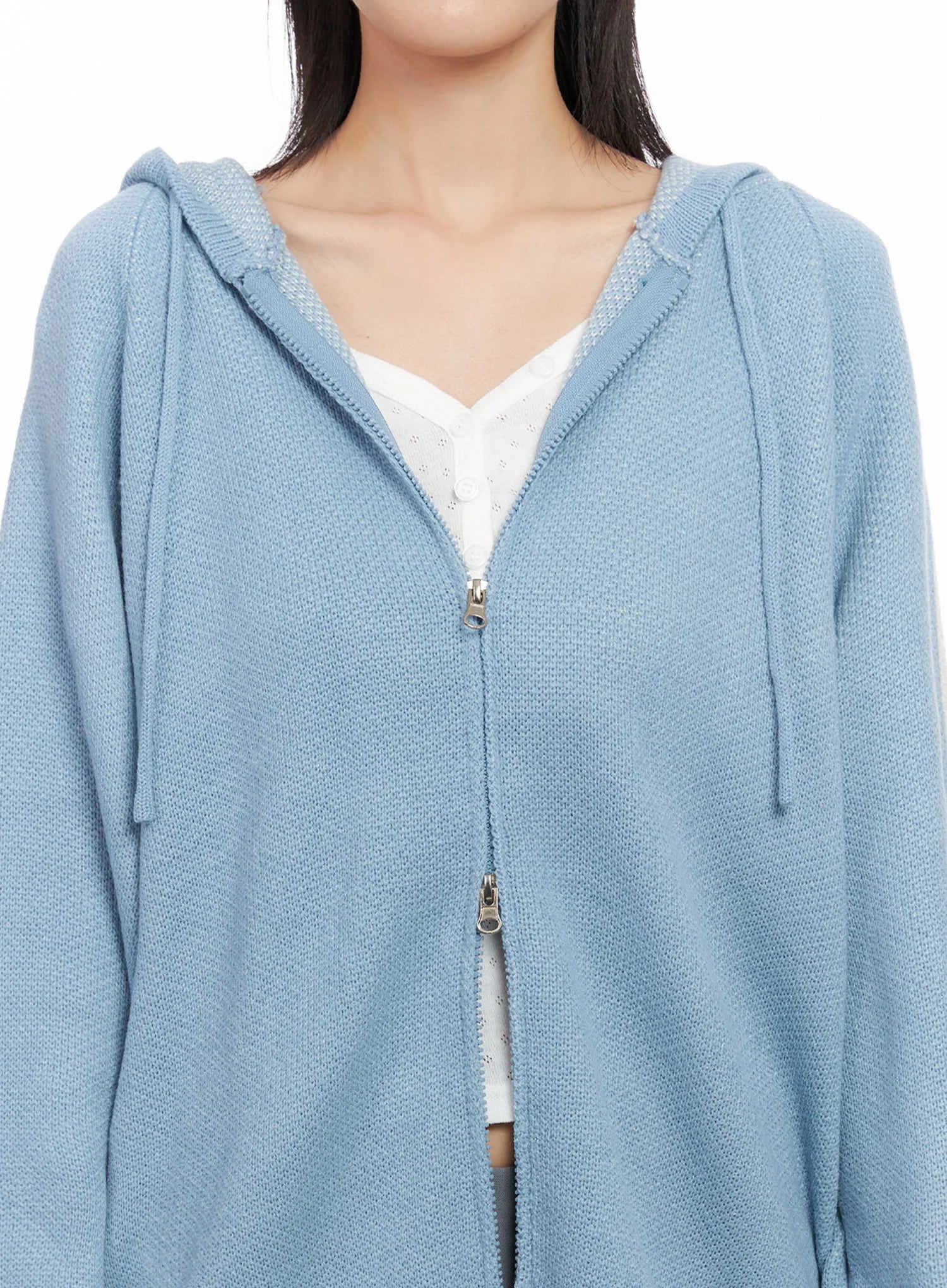 Striped Sleeve Casual Hoodie IS515