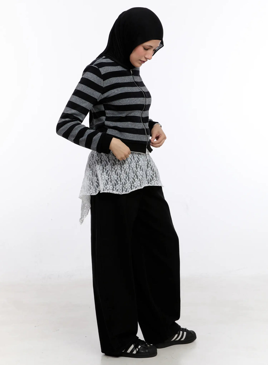 Ralph Striped Two-Way Zip-Up CS524