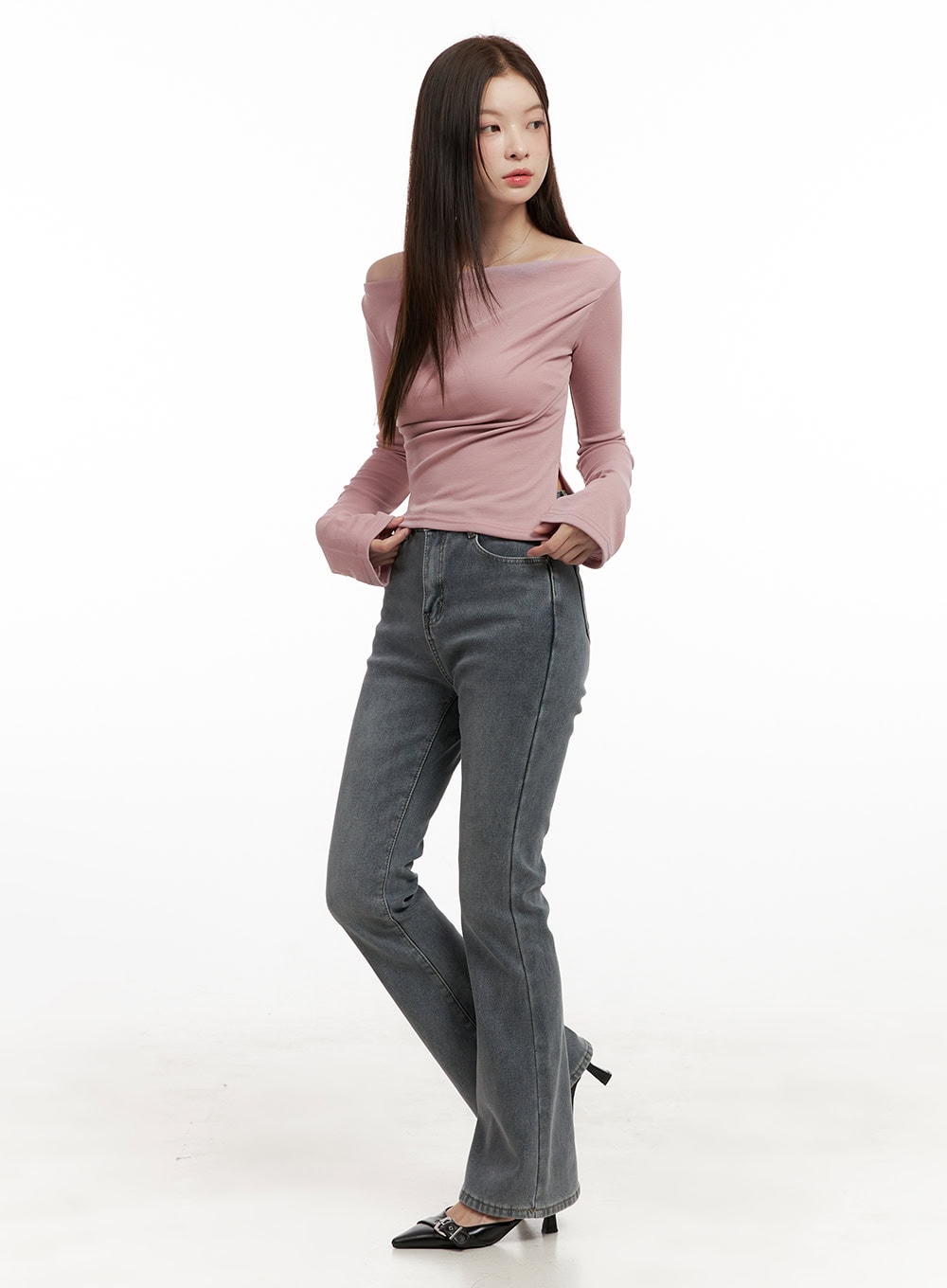 Elegant One-Shoulder Top ON422