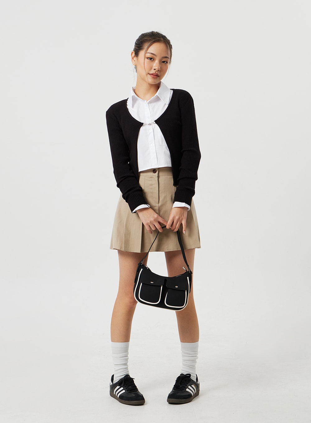 Ribbed Knit Cardigan CM303