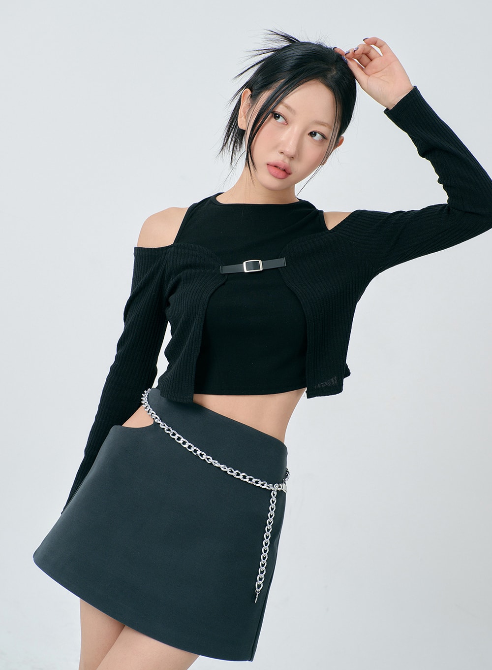 Heart And Padlock Chain Belt BD23