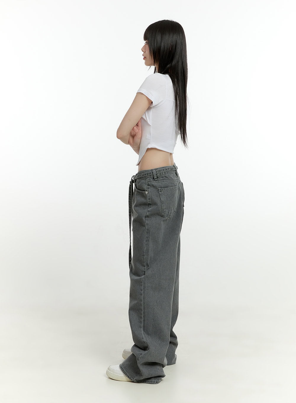 Square Neck Rayon Crop Top CG402