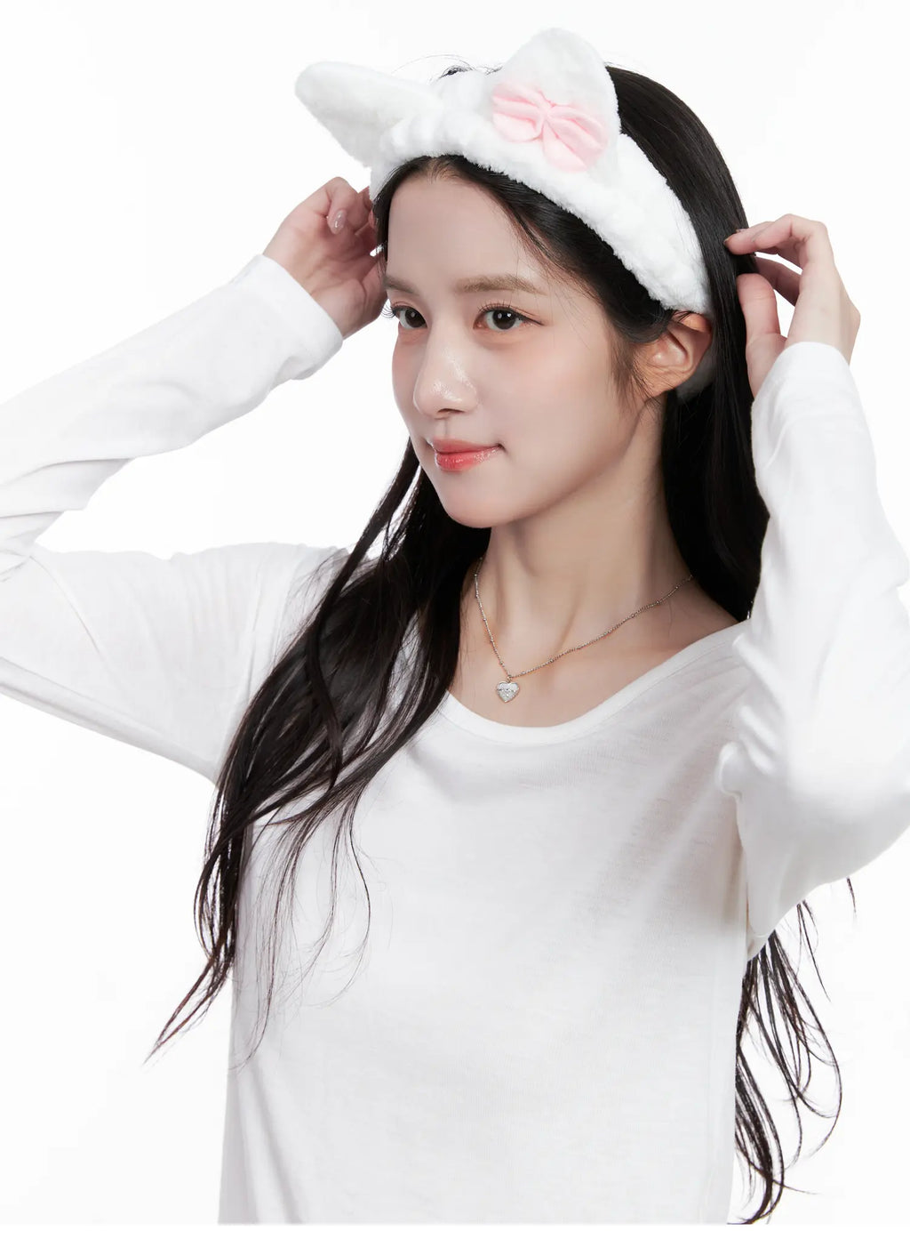 Fluffy Bunny Ear Headband CS523