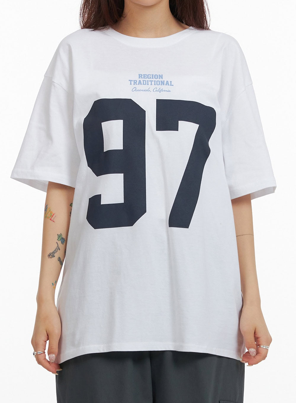 Oversized Graphic T-Shirt IY410