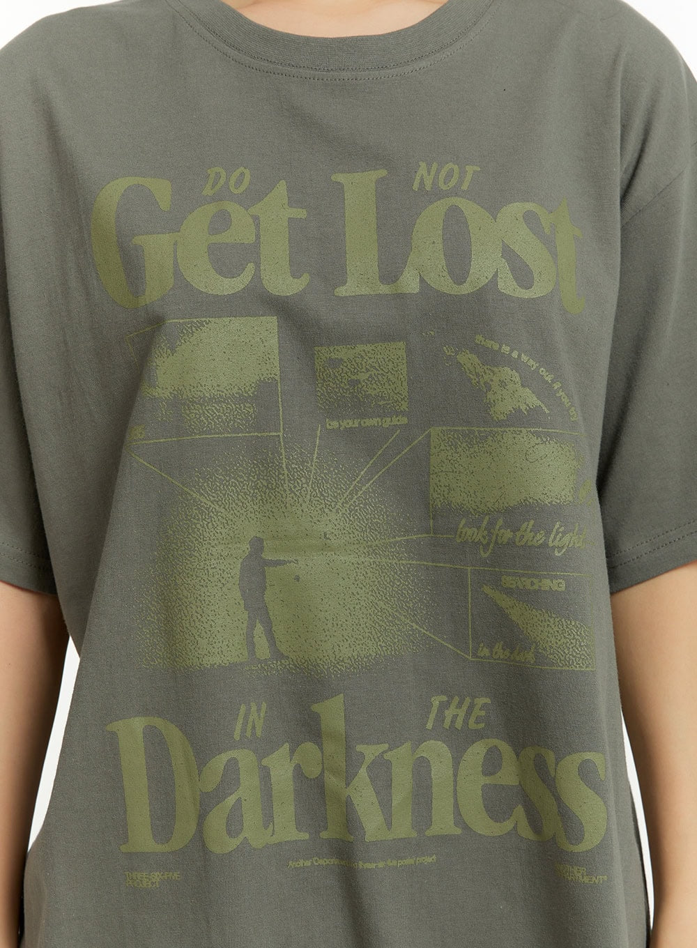 Round Neck Graphic Tee CL401