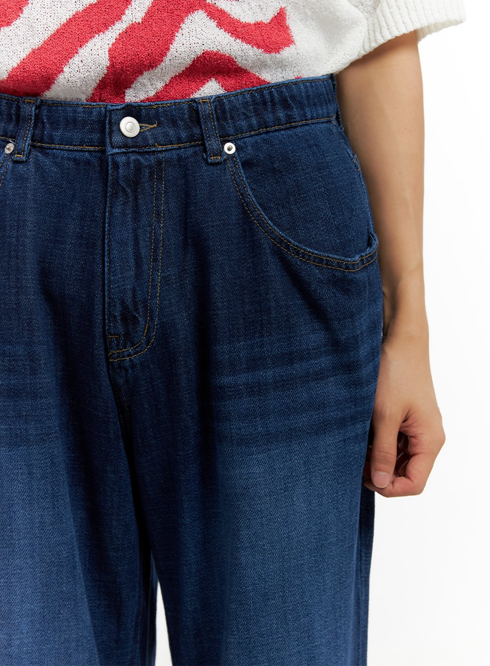 Men's Washed Cotton Denim Jeans CL429