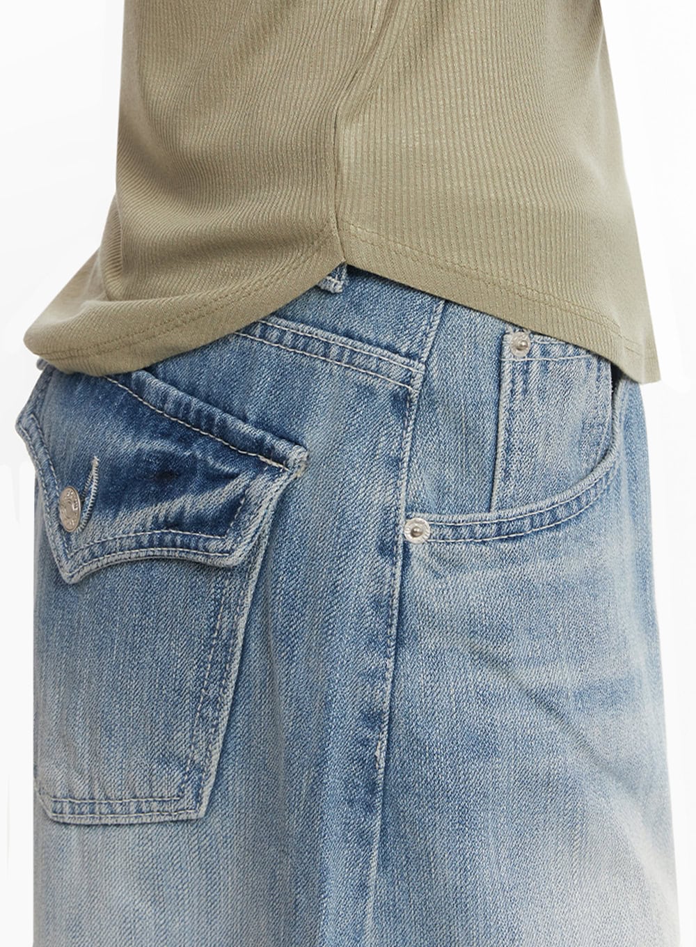 Ribbed Relaxed Long Sleeve Top IA504