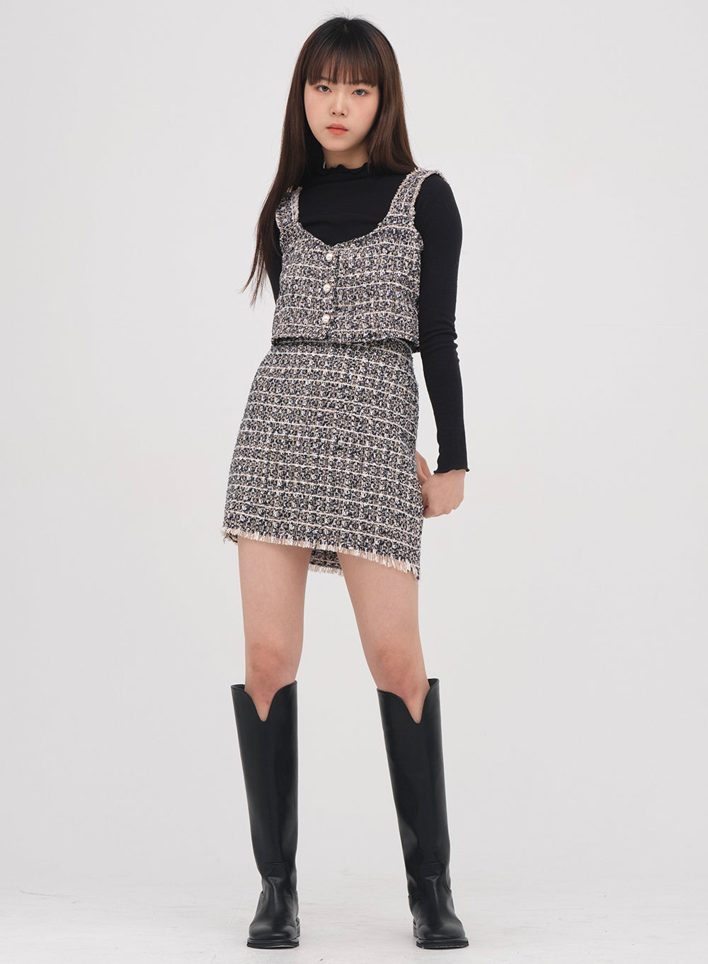 Tweed Bustier #1210o182