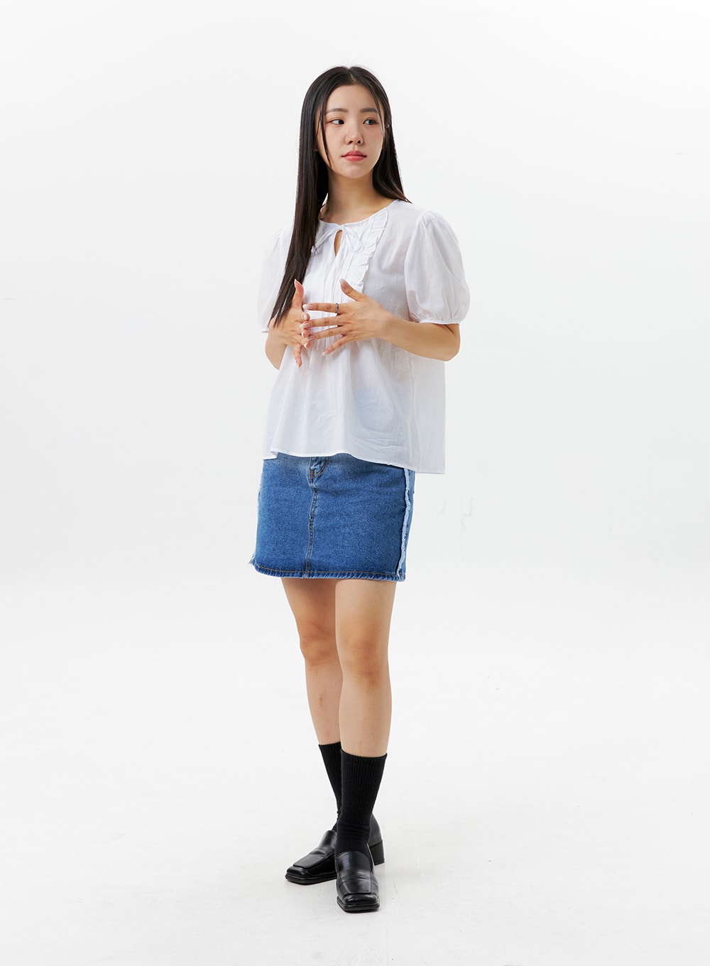 Frill Detail Blouse OG303