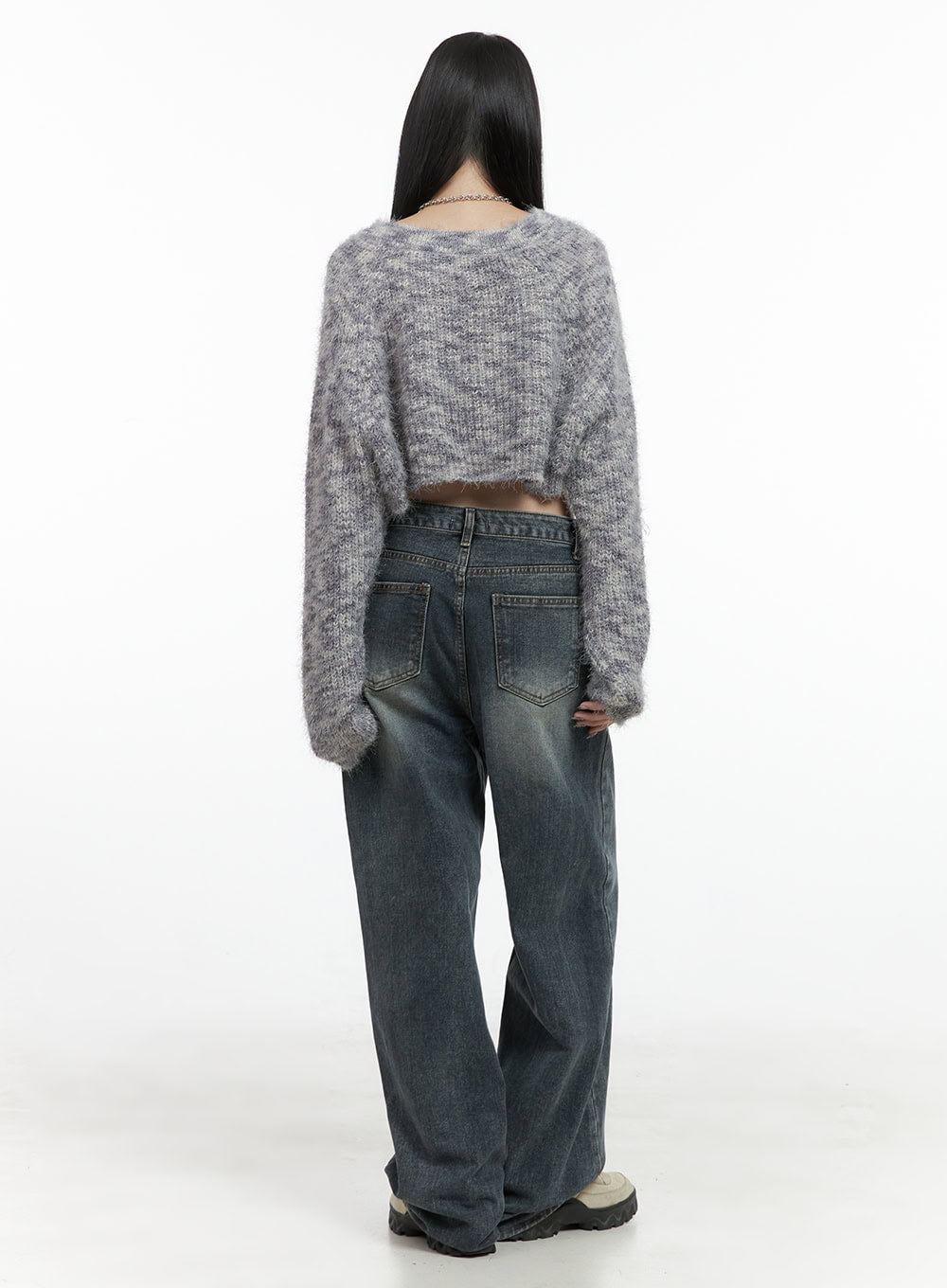 Fuzy Soft Bolero Cardigan OO401