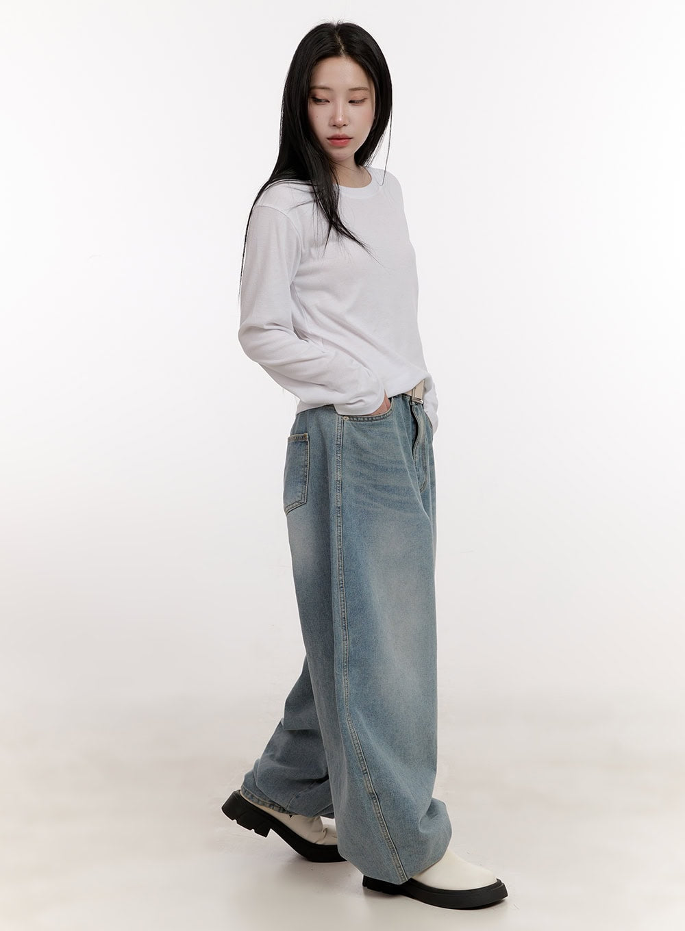 Mckenzie Washed Baggy Jeans CJ529