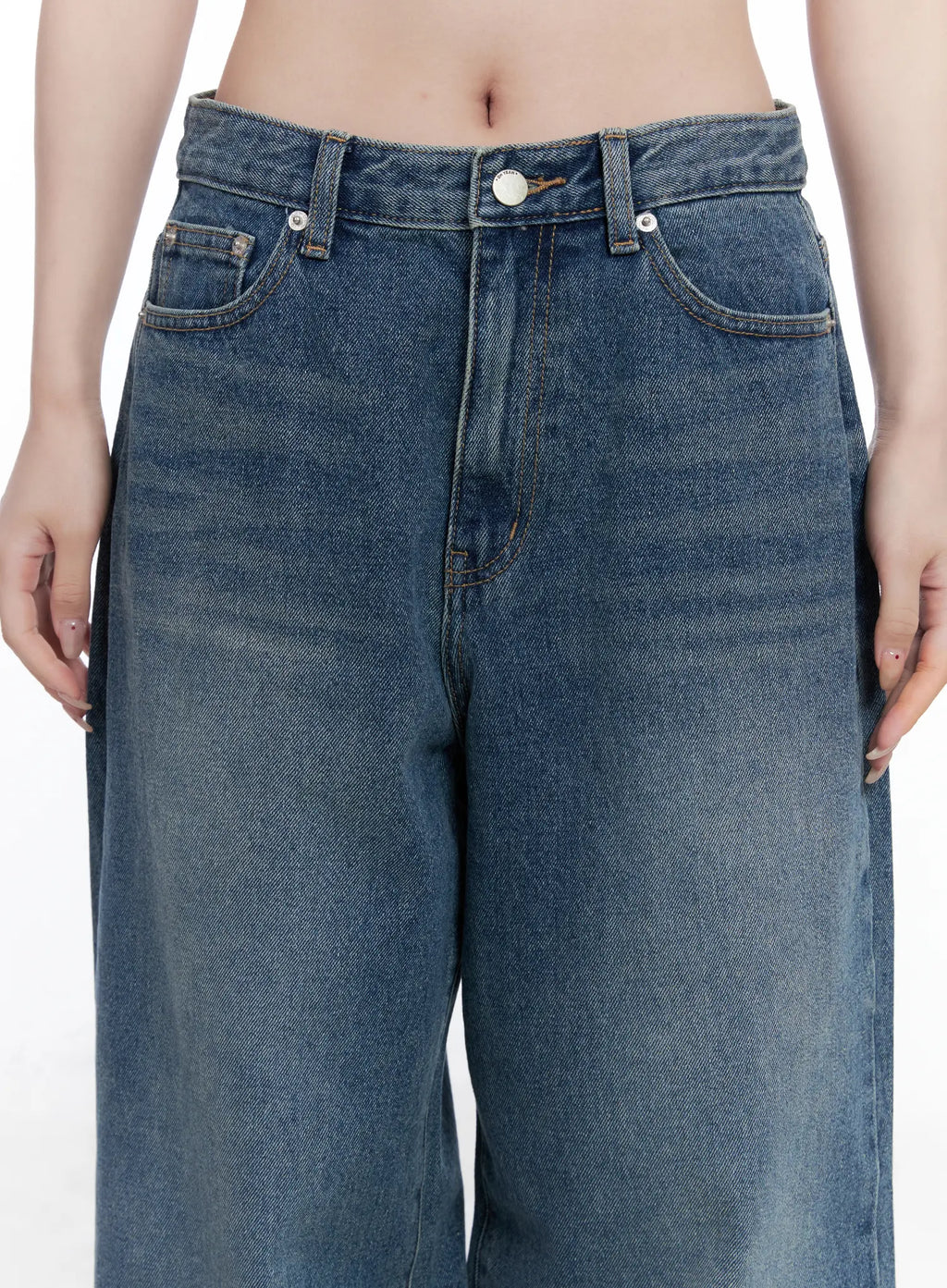 Amalia Wide Leg Vintage Washed Jeans CG529