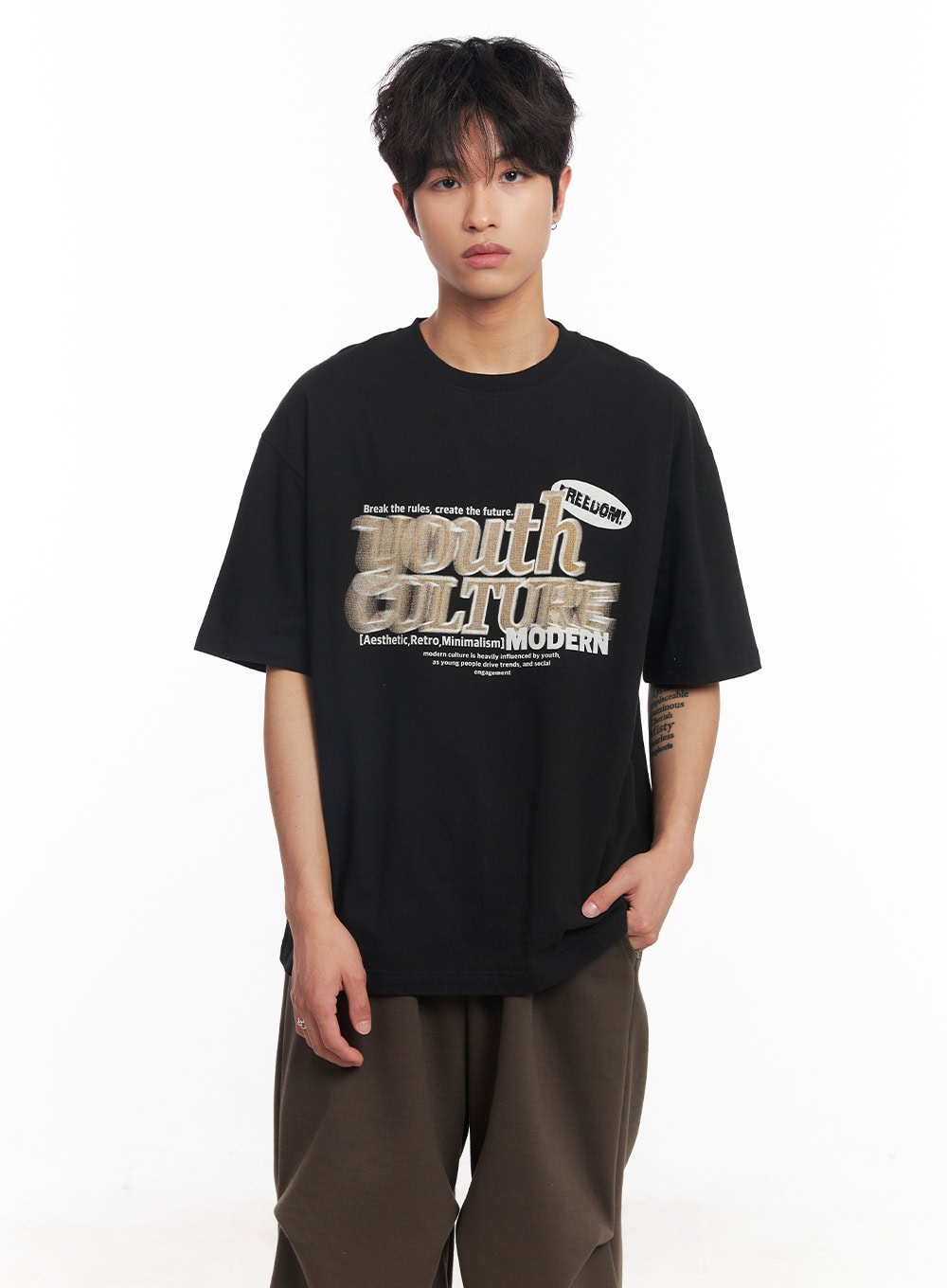 Men's Youth Graphic T-Shirt IY508