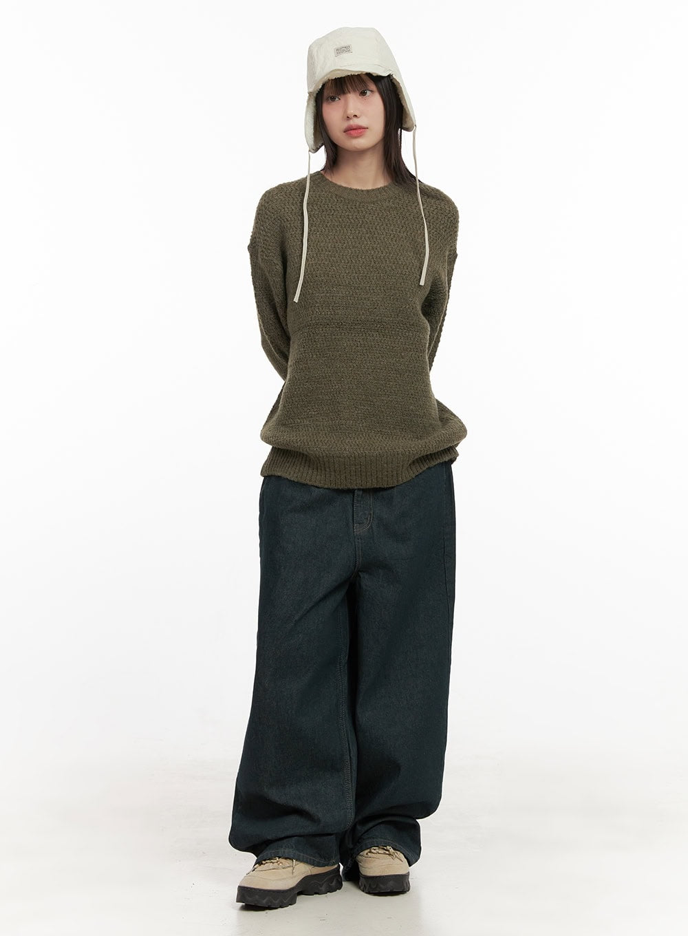 Oversized Mohair-Blend Sweater CD425