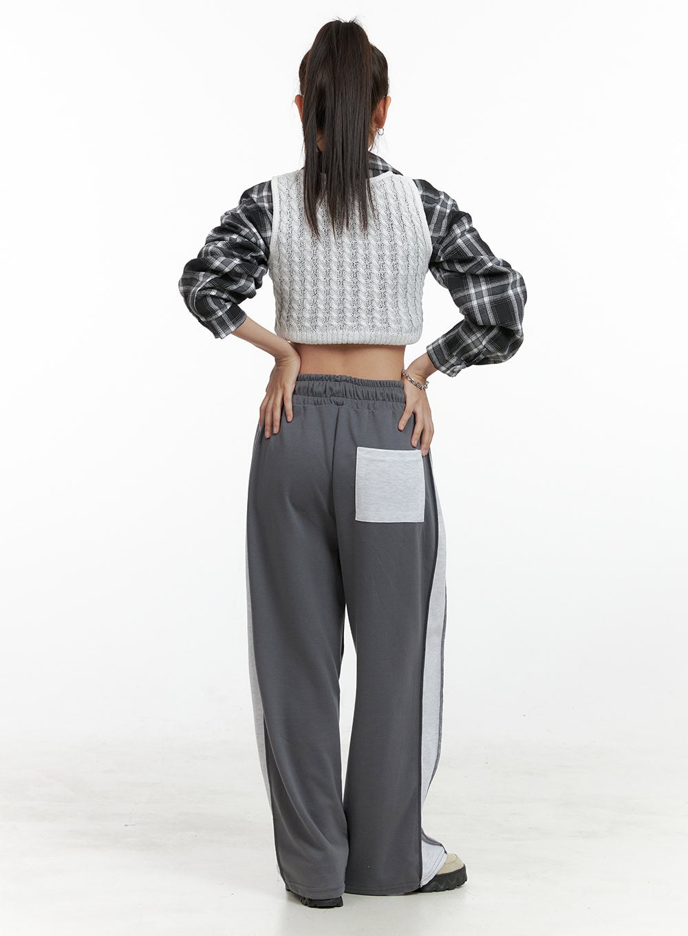 Sheer U-Neck Crop Top OL408