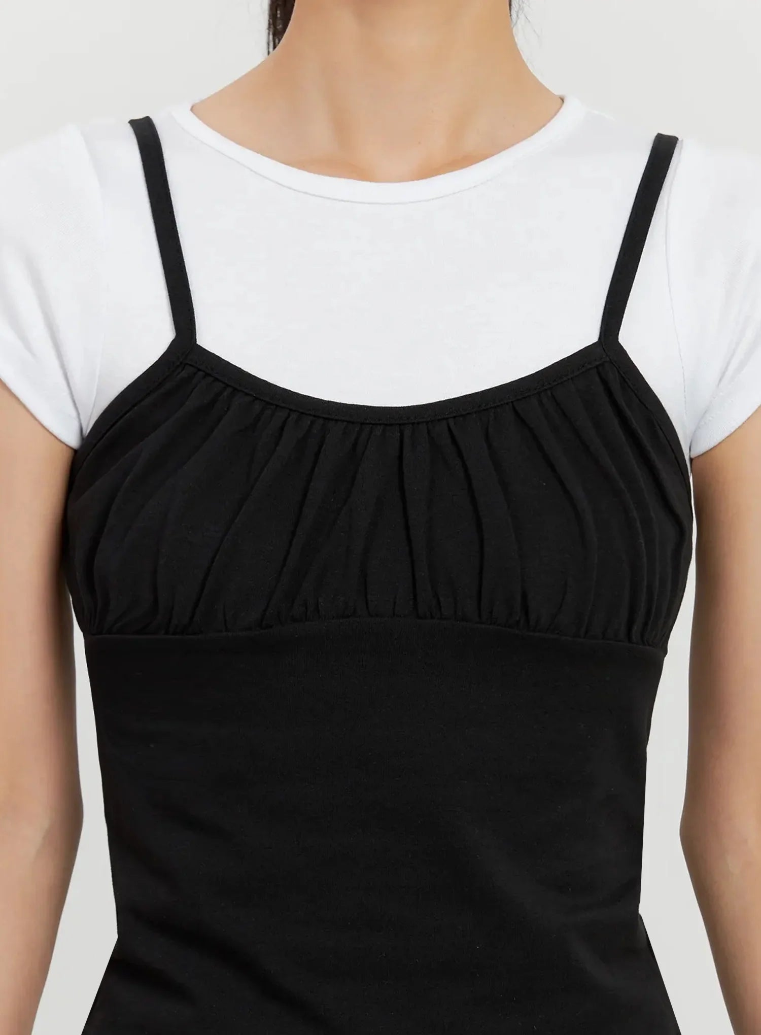 Classic Shirred Cami Top IL528