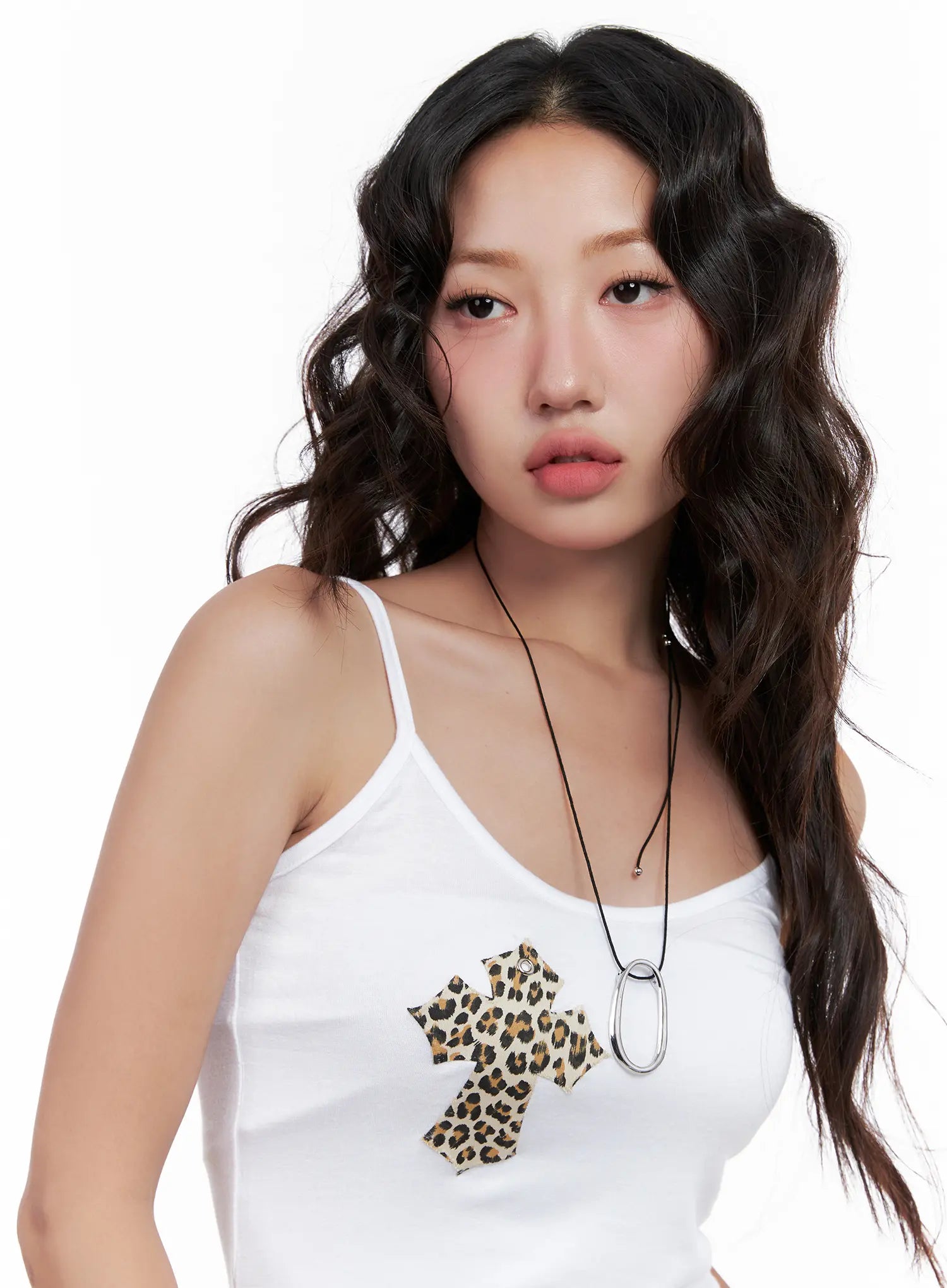 Statement Oval-Ring Necklace CL522