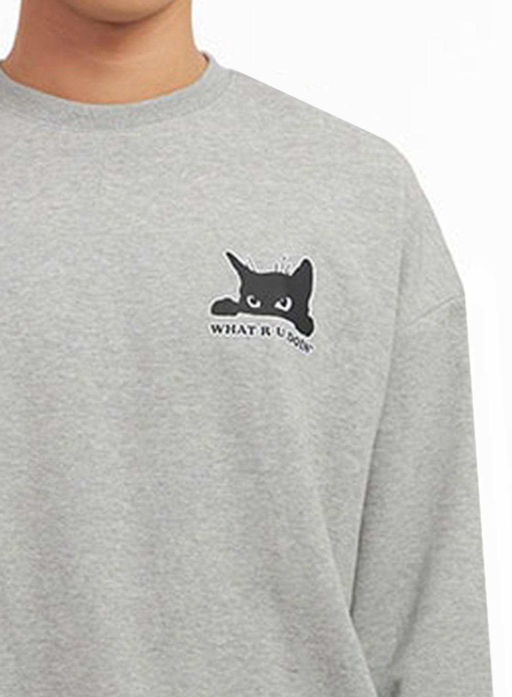 Men's Long-Sleeve Oversized Sweatshirt ID427