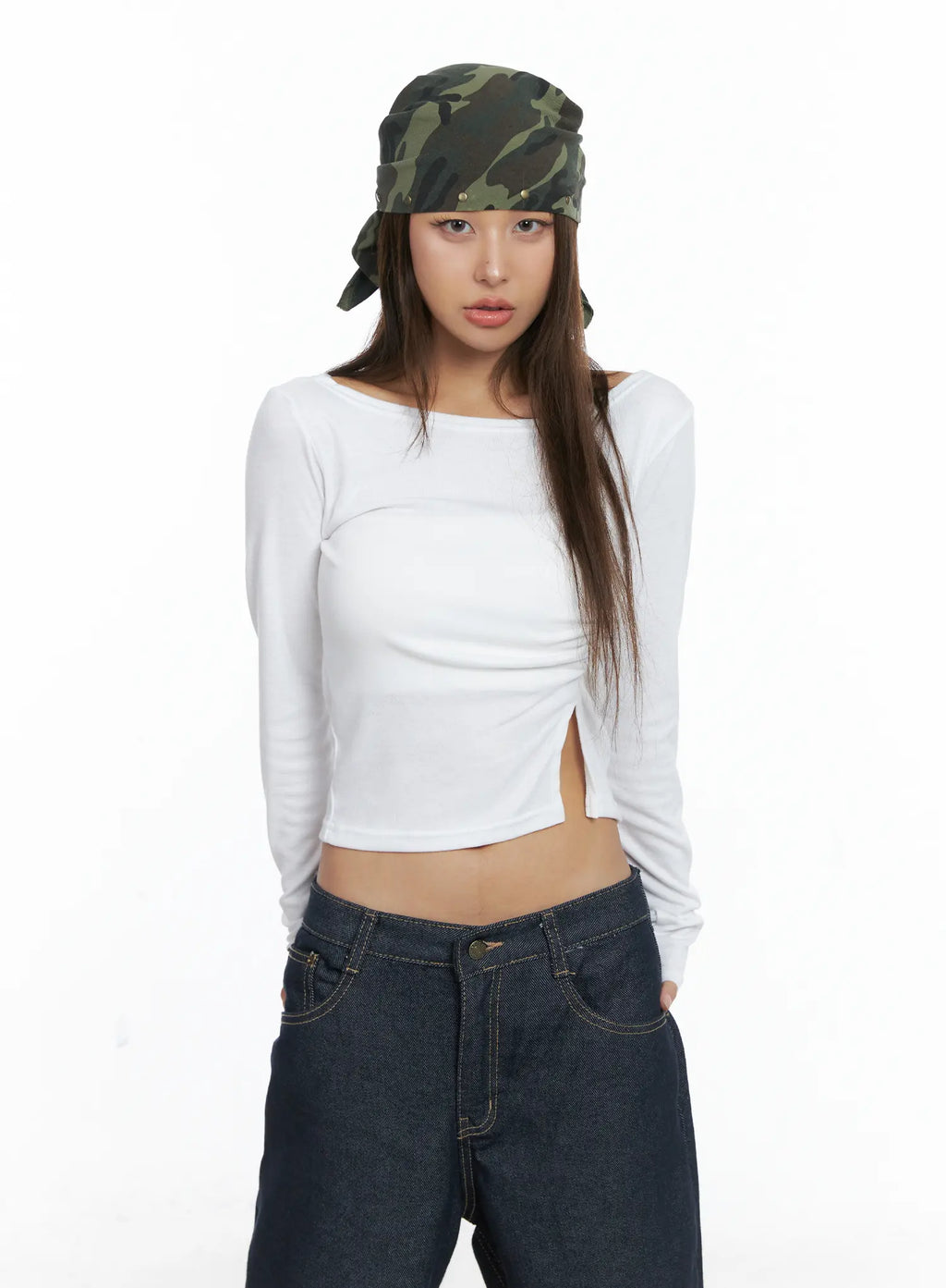 Studded Camo Bandana CS505