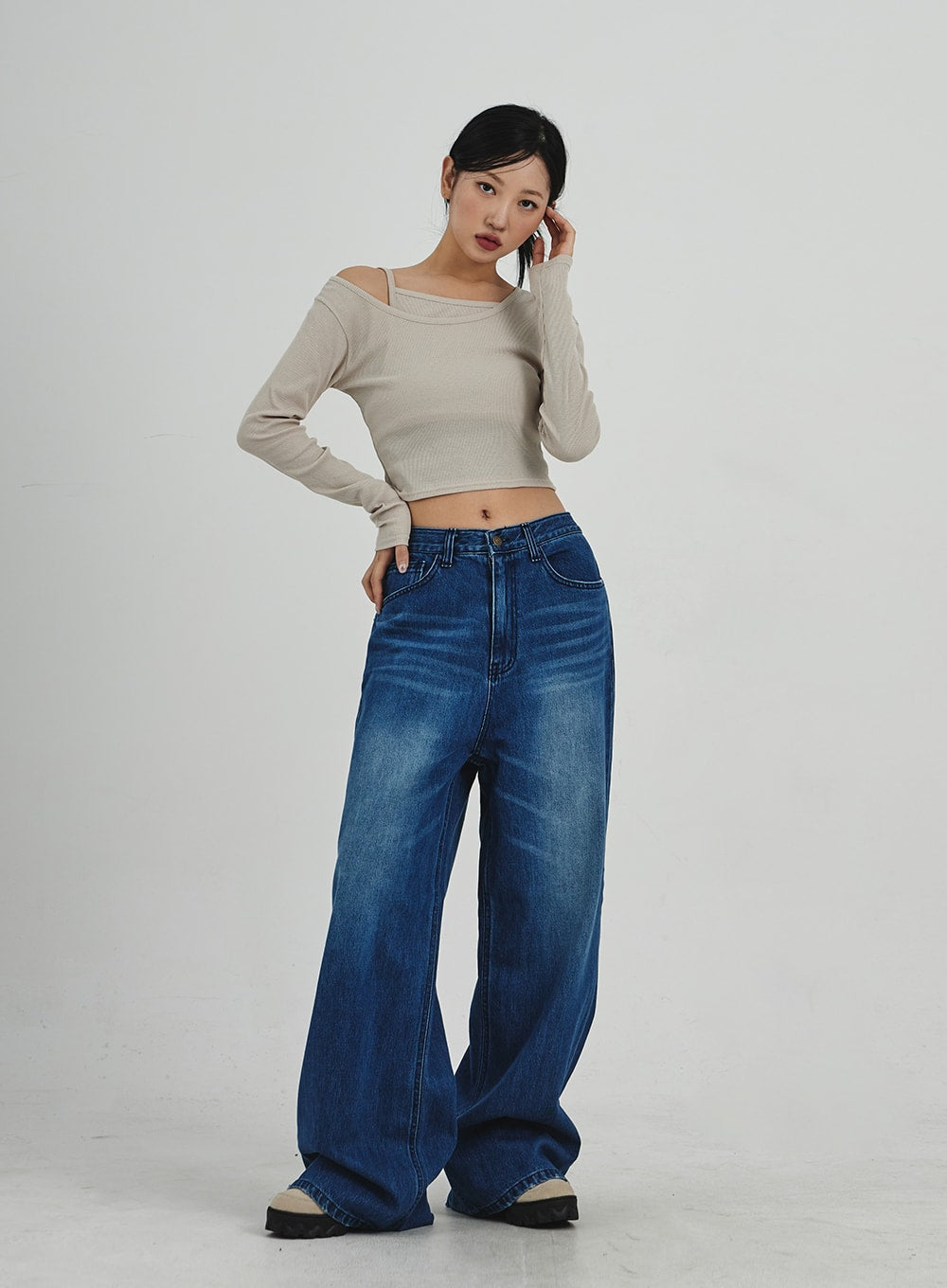 Grace Layered Long Sleeve Top CD01