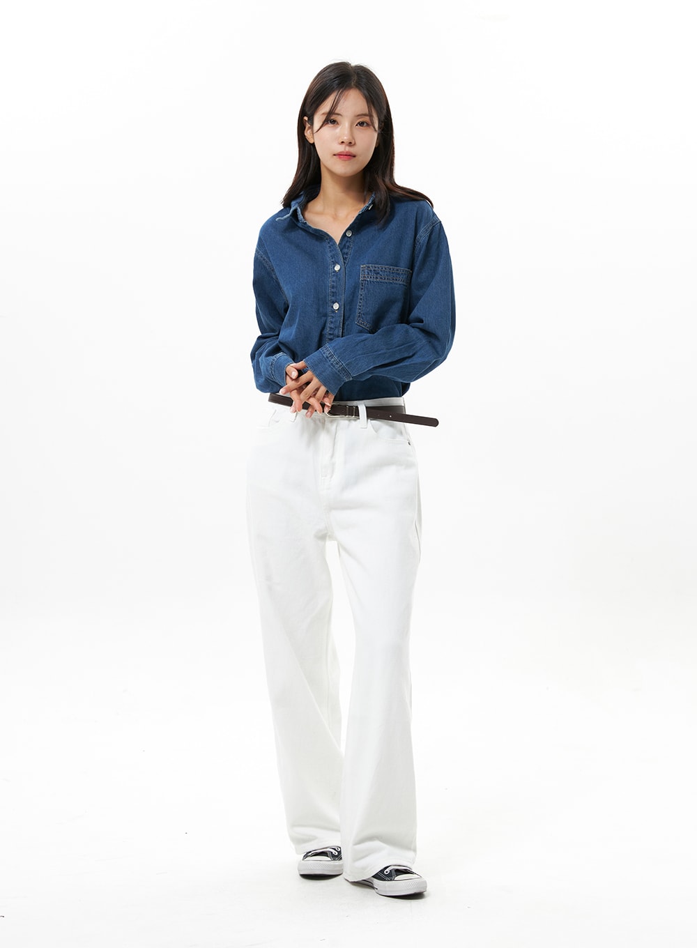 Denim Button-Down Shirt OS310
