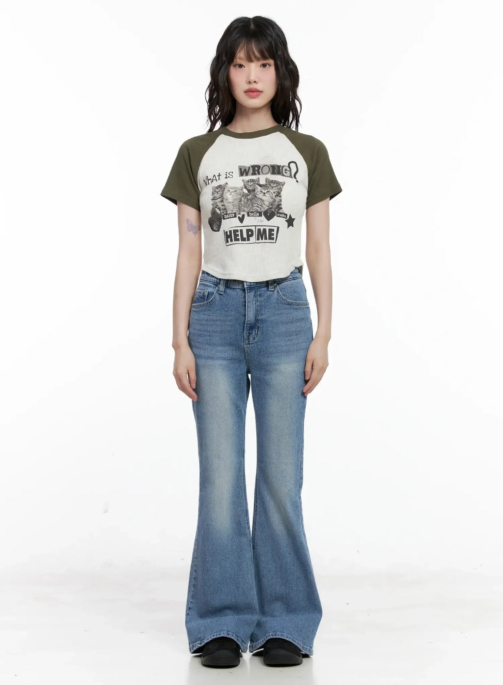 Hikaru High-Waist Flare Jeans IL531