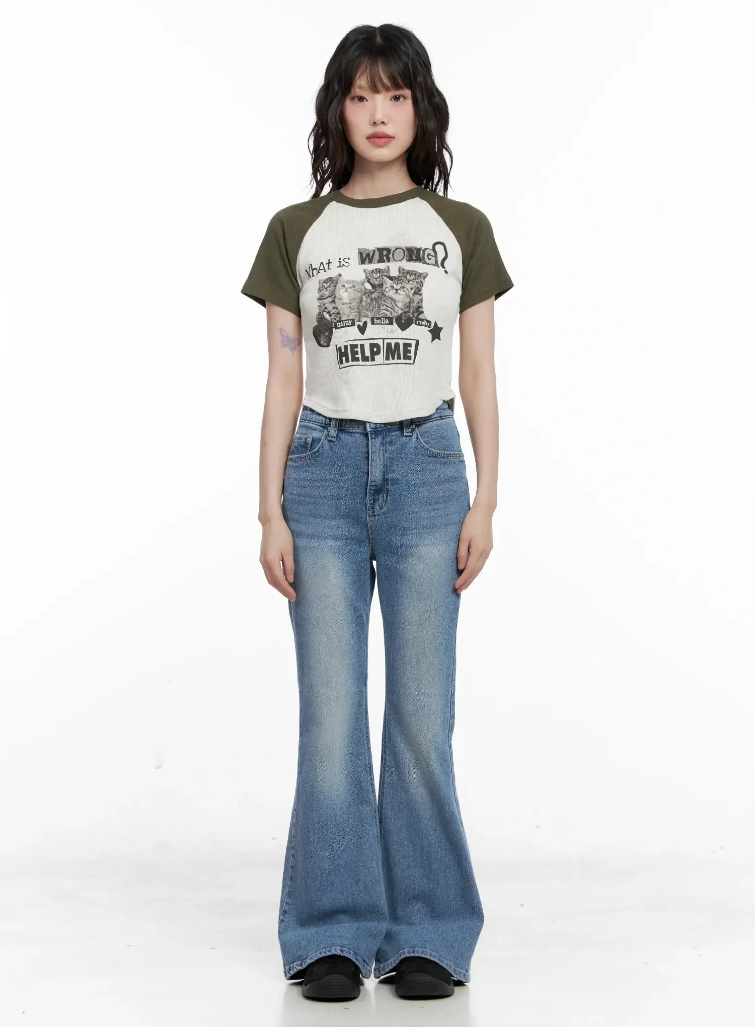 Hikaru High-Waist Flare Jeans IL531