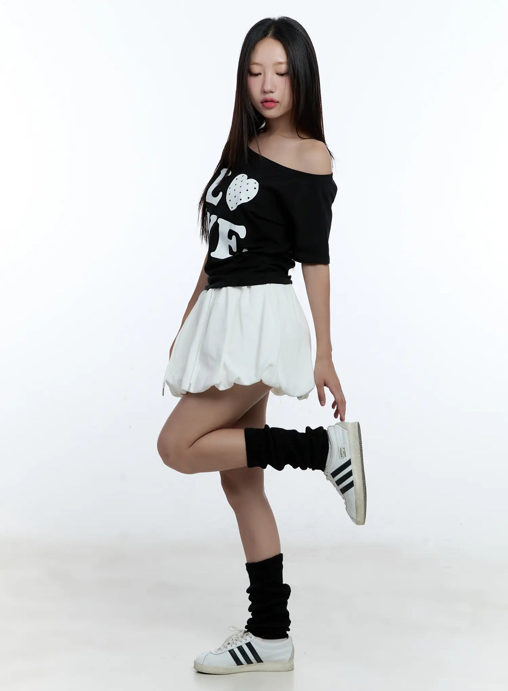 Adjustable Balloon Mini Skirt CU526