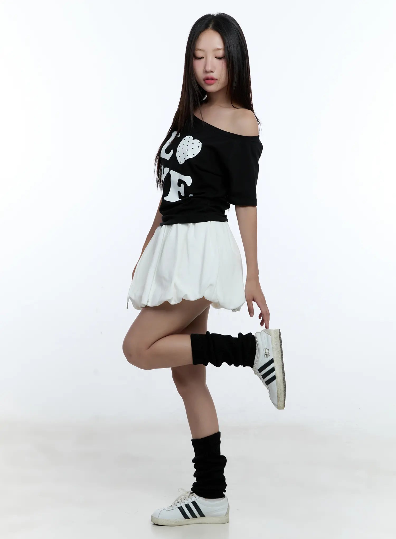 Adjustable Balloon Mini Skirt CU526