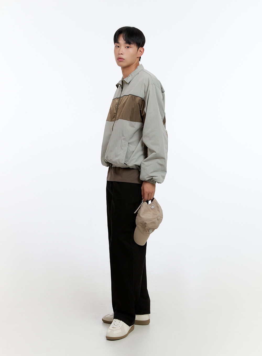 Men's Classis Cotton Solid Wide Pants IS412