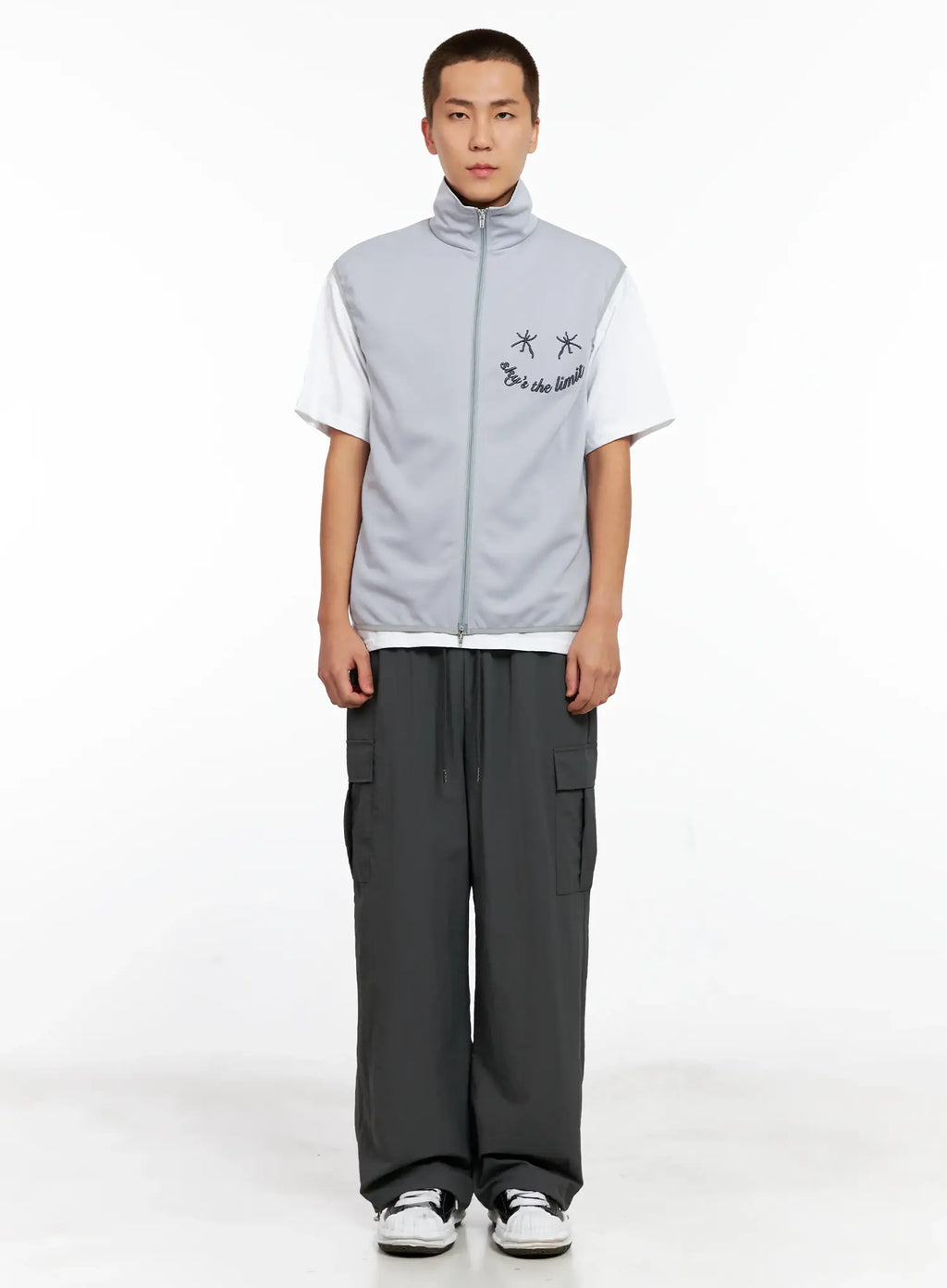 Men's Cargo Drawstring Pants IG508