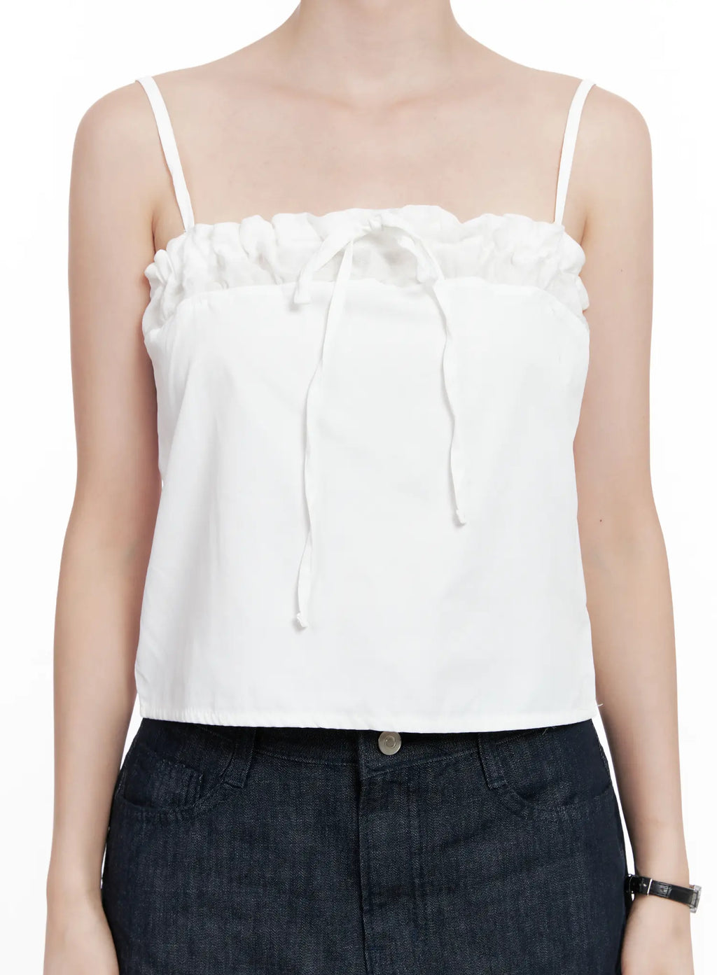 Ruffle-Trim Cami CL523