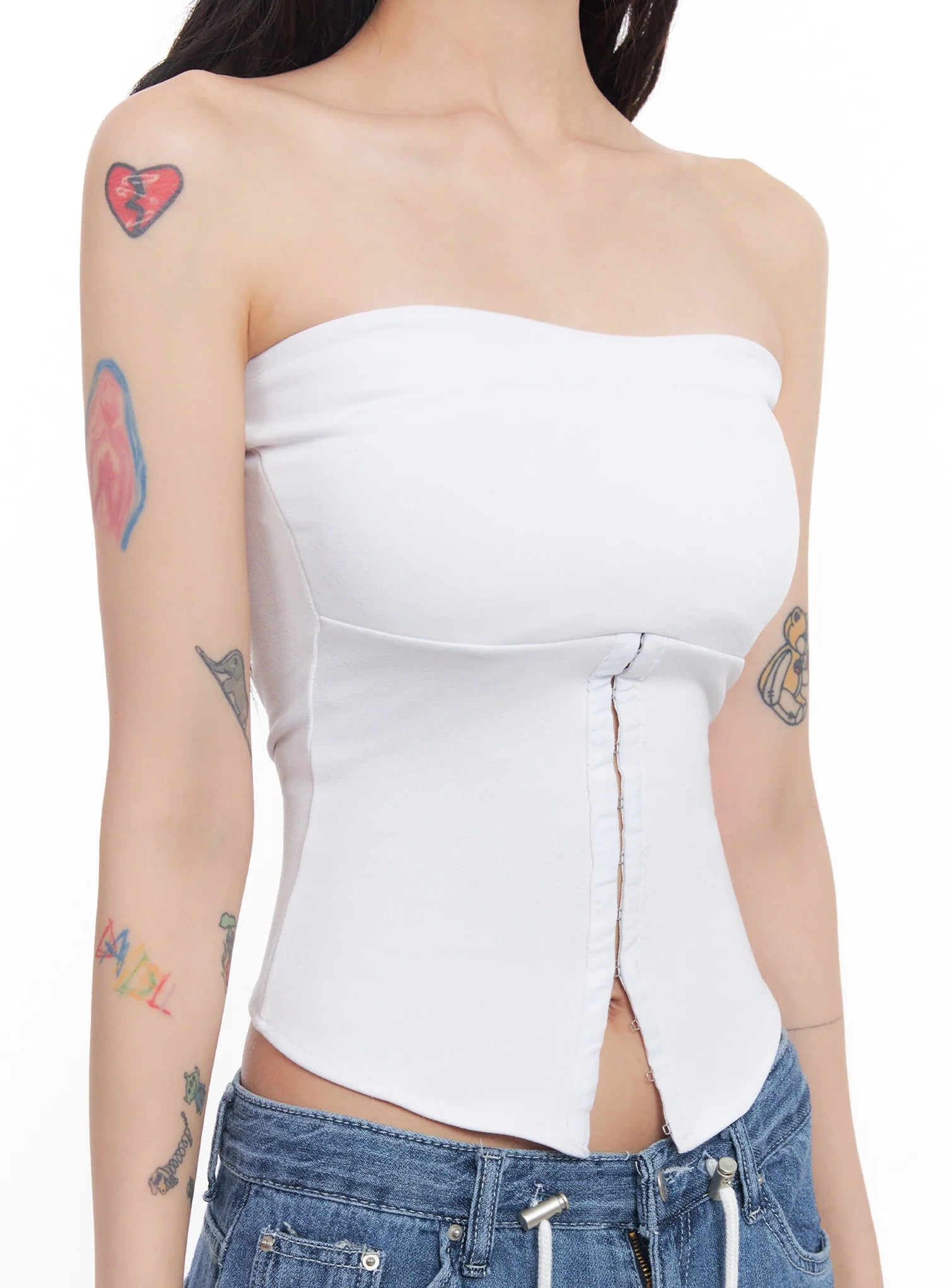Cotton Corset Tube Top  IC503