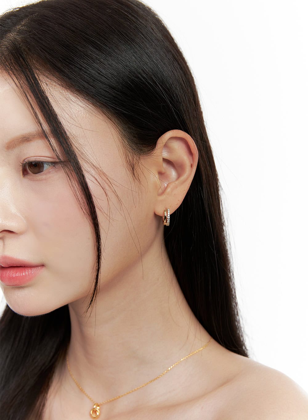 Half Cubic Earrings IJ503