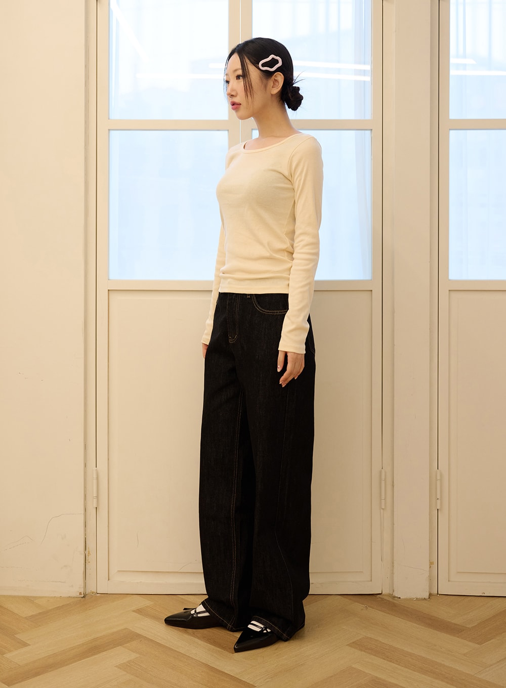 Round Neck Slim Fit Tee OD327