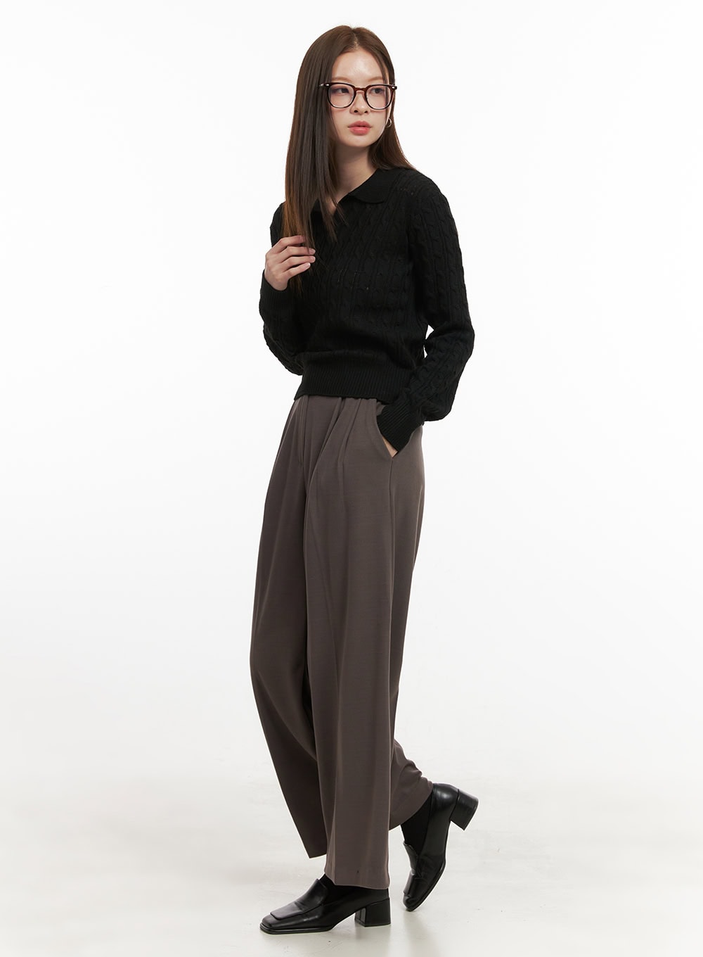 Cozy Cable Knit Sweater OD417