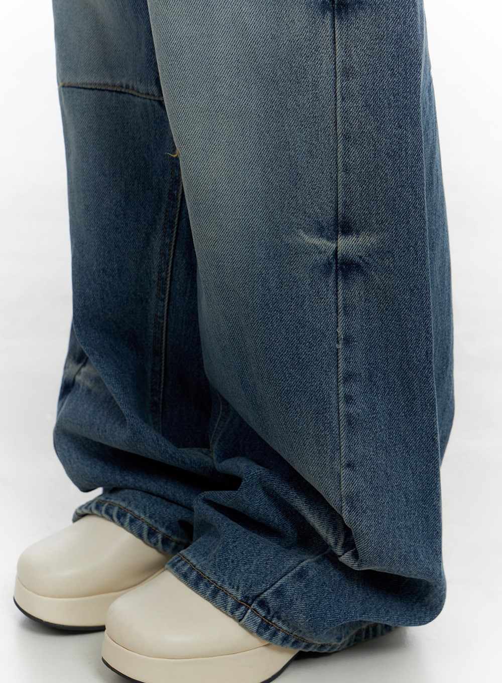 Aria Comfy Cotton Wide Leg Jeans CS420