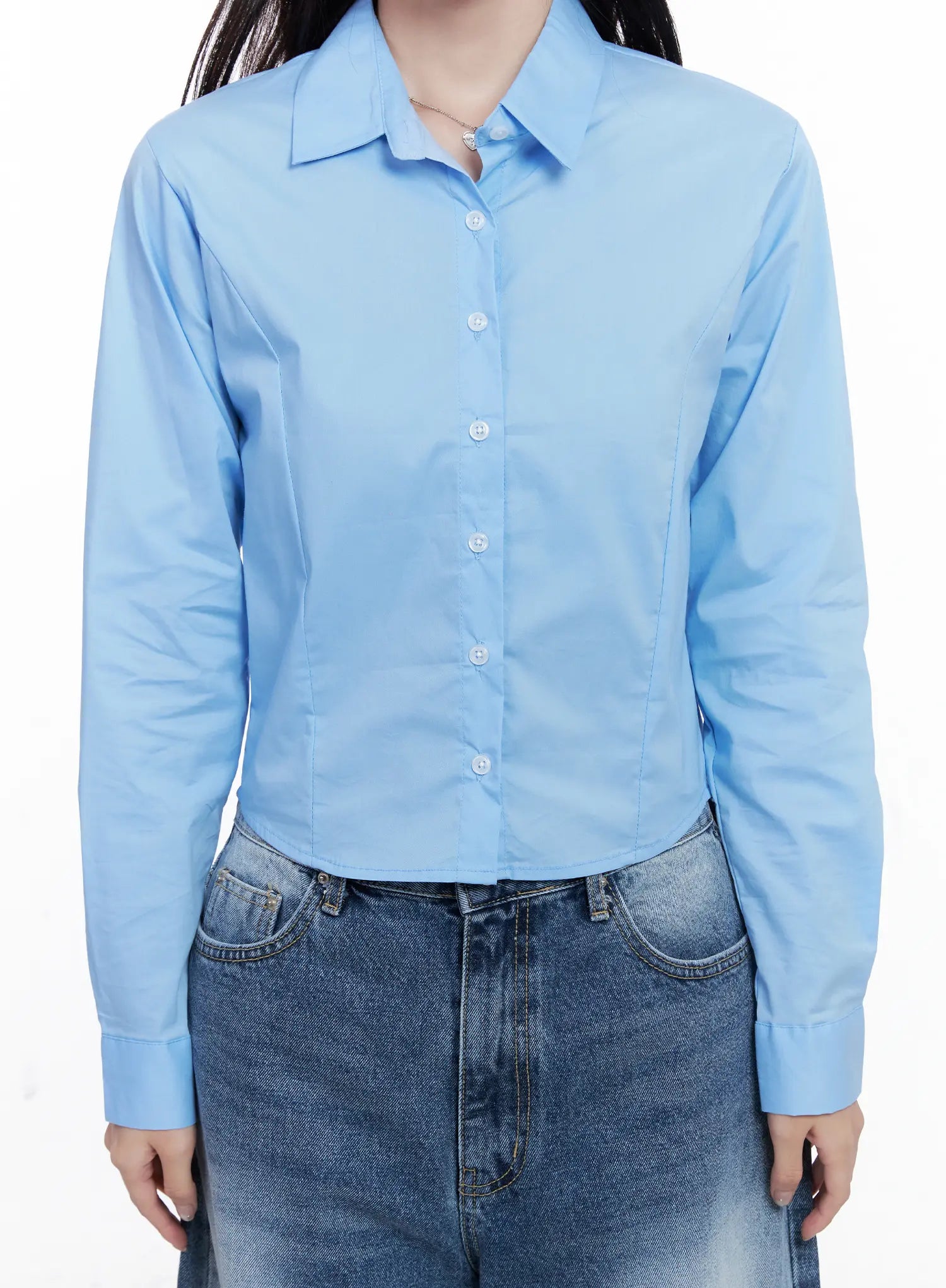 Slim Fit Button-Up Shirt CS519