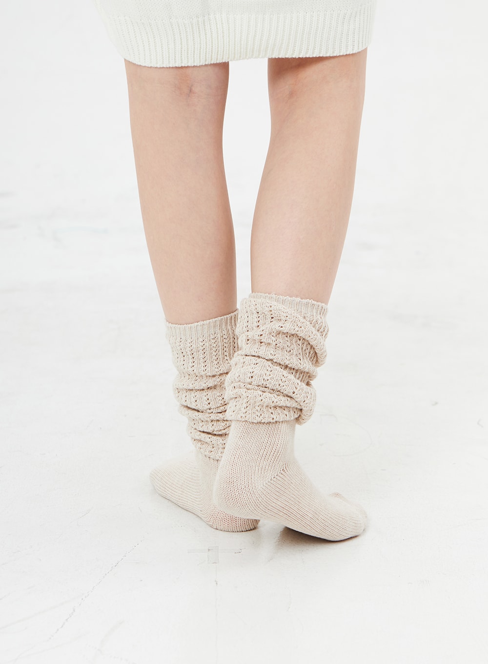 Knitted Leg Warmer Socks BS19
