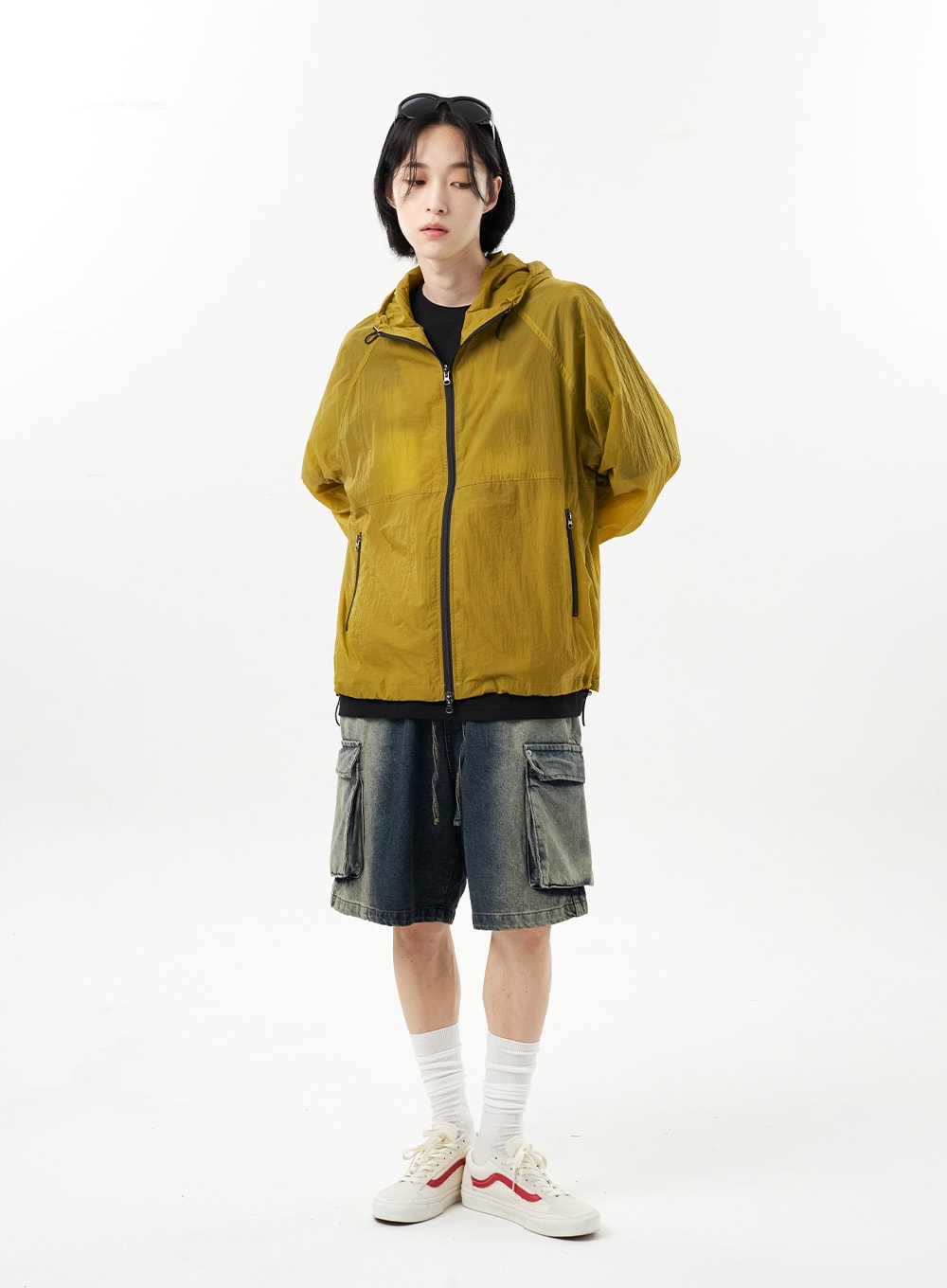 Nylon Hoodie Jacket CU314