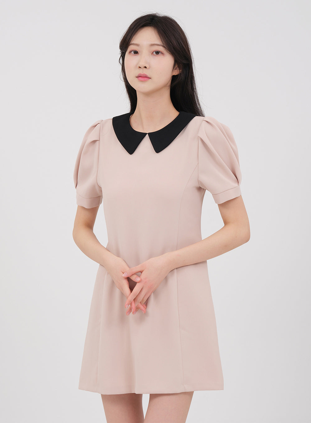 Collared Short Mini Dress OM30